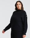 Plus Size Black Sweater by Estelle US