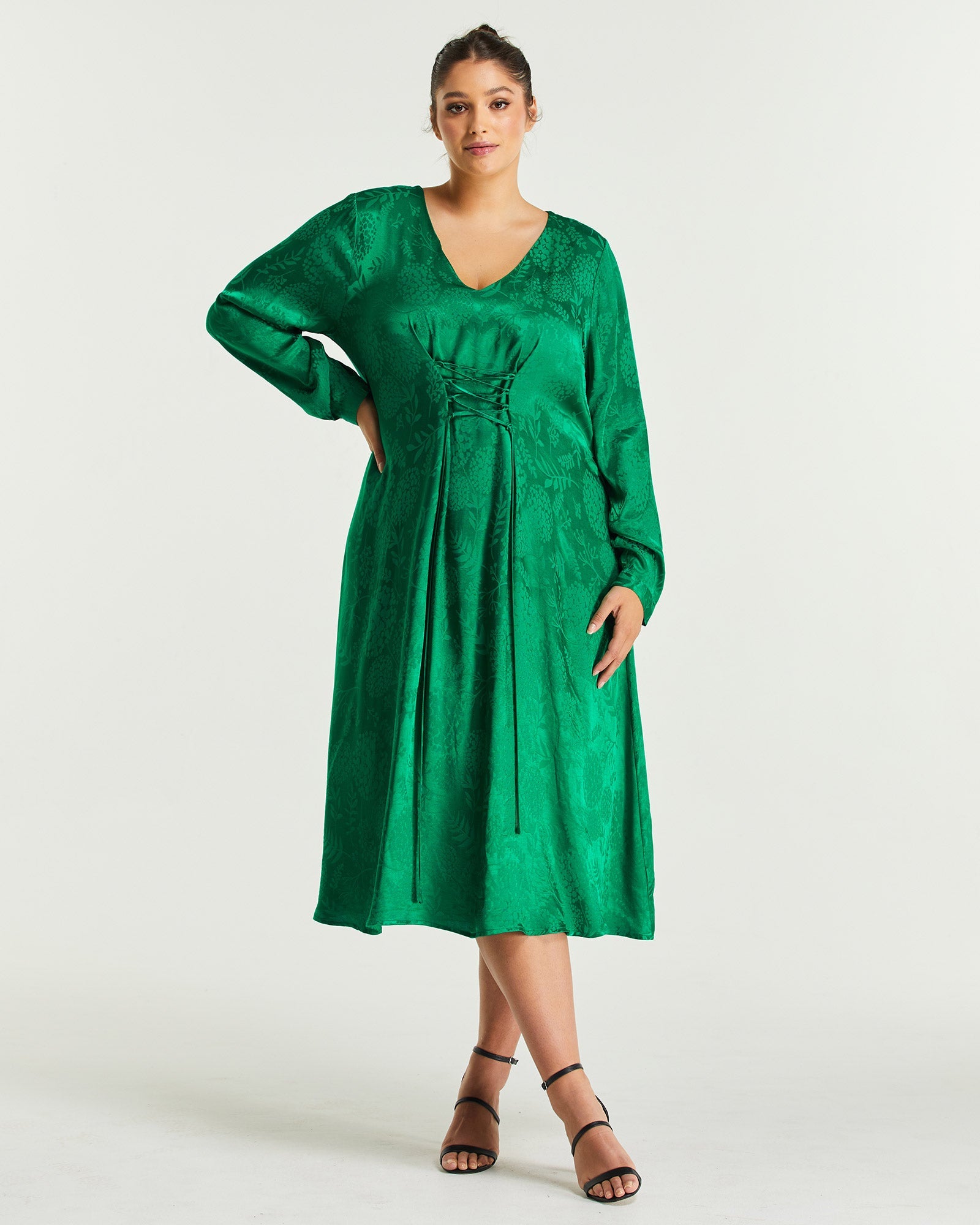 Greenpoint Dress - Kelly Green - Estelle