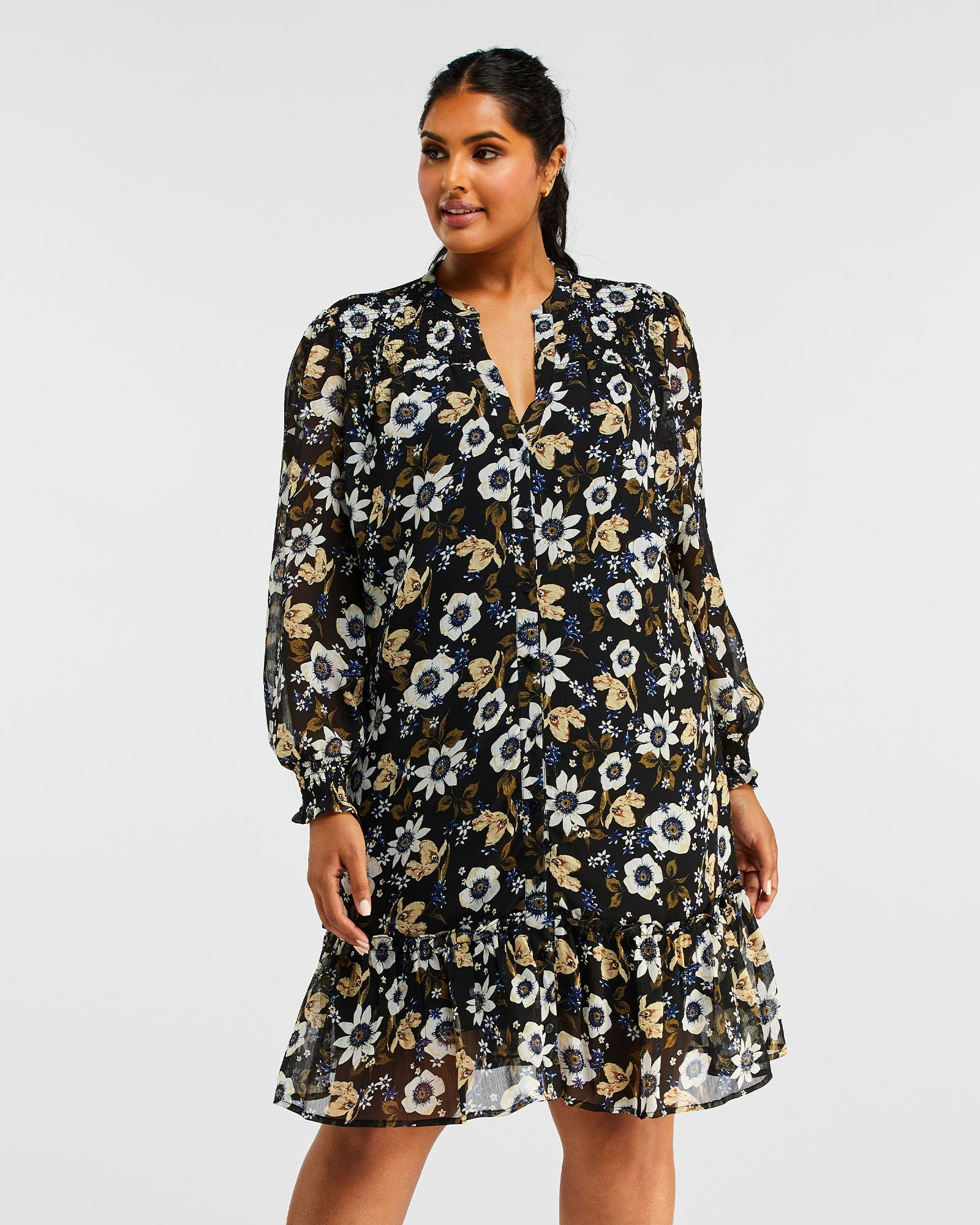 Delfina Dress - Print - Estelle