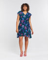 Womens curve Meadow Print Dress Estelle