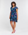 Womens curve Meadow Print Dress Estelle