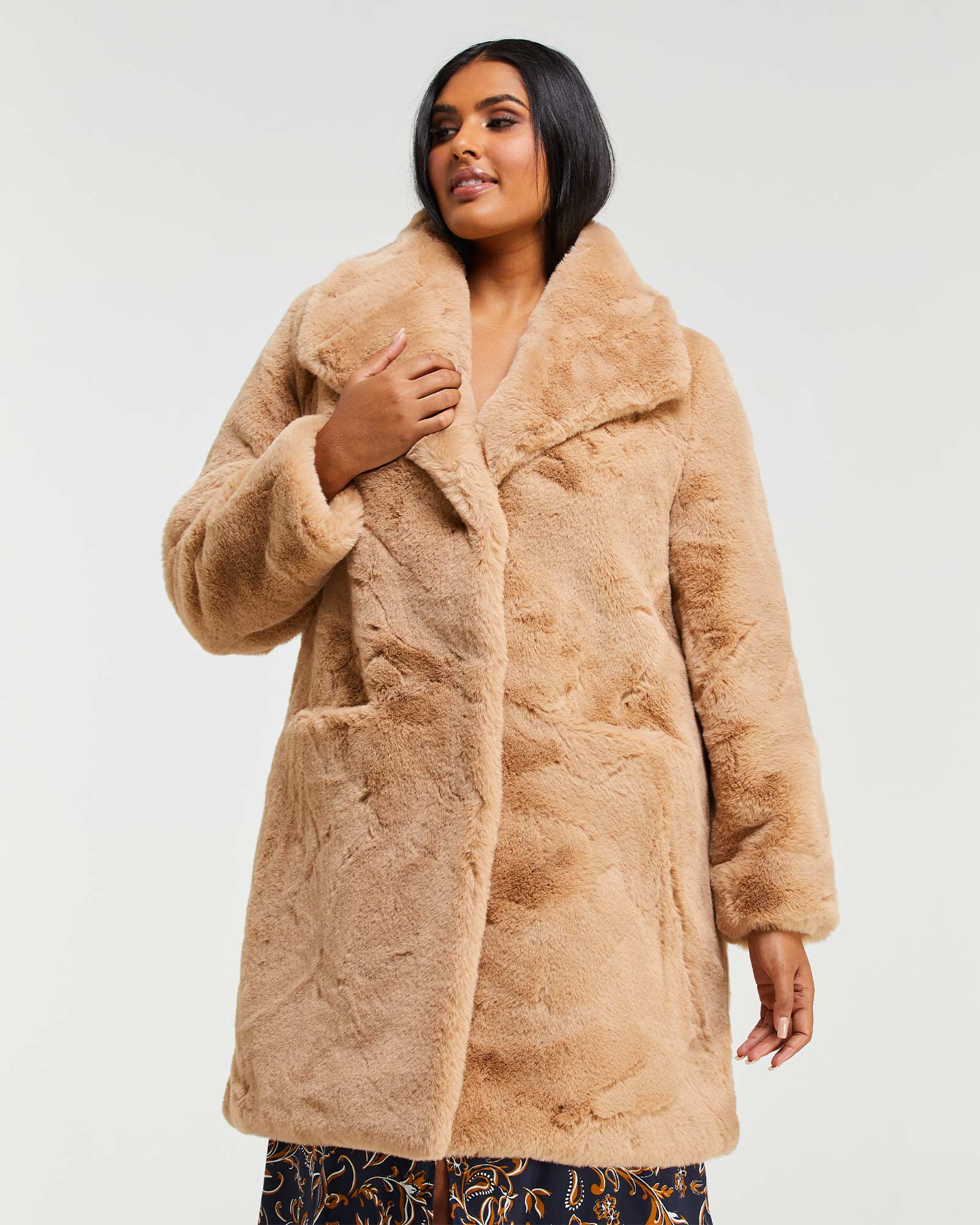 Womens Matterhorn Coat in Camel by Estelle