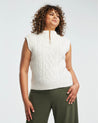 Kennet Knit Vest - Cream - Estelle Clothing