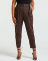 Womens curve tailored Anita Pant in Chocolate - Estelle